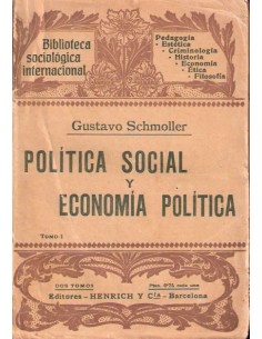 Política social y economía política (Usado)