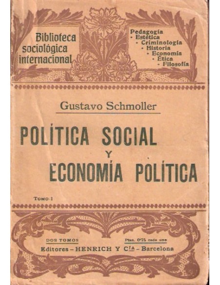 Política social y economía política (Usado) Política social y economía política (Usado)
