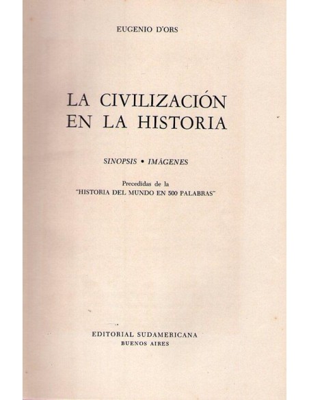 La civilización en la historia (Usado) La civilización en la historia (Usado)
