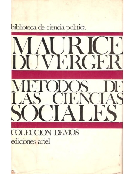 Método de las Ciencias Sociales (Usado)