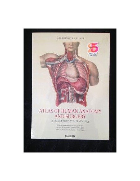 Atlas of human anatomy and surgery. Atlas de anatomía humana y cirugía (Usado)