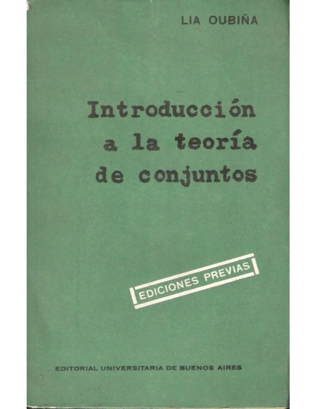 Introducción a la teoría de conjuntos (Usado)