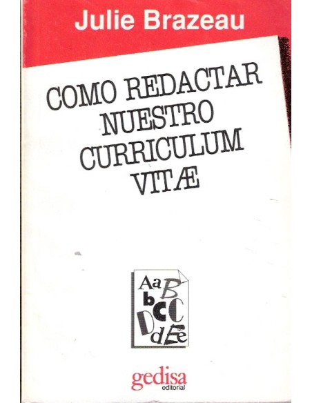 Como redactar nuestro curriculum vitae (Usado)