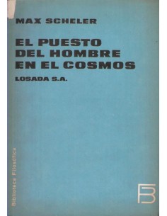 El puesto del hombre en el cosmos (Usado)