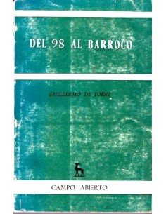 Del 98 al barroco. (Usado)