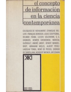 El concepto de información en la ciencia contemporánea (Usado)