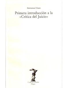 Primera introducción a la Critica del juicio (Usado)