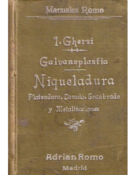 Galvanoplastia-Niqueladura (Usado) Galvanoplastia-Niqueladura (Usado)