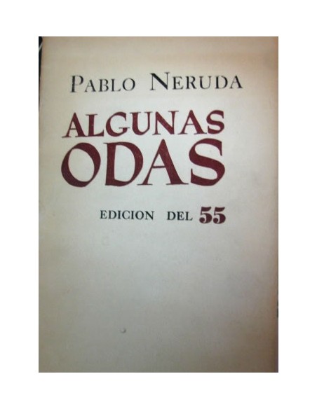 Algunas odas. (Usado) Algunas odas. (Usado)