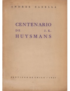 Centenario de J. K. Huysmans (Usado)