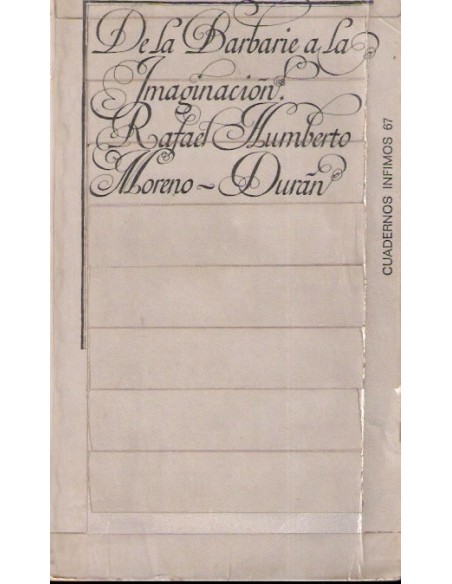 De la barbarie a la imaginación (Usado)