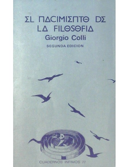 El nacimiento de la filosofía (Tusquets) (Usado) El nacimiento de la filosofía (Tusquets) (Usado)