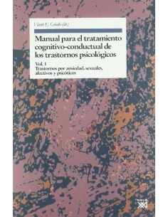 Manual para el tratamiento cognitivo-conductual de los trastornos psicológicos (Usado)