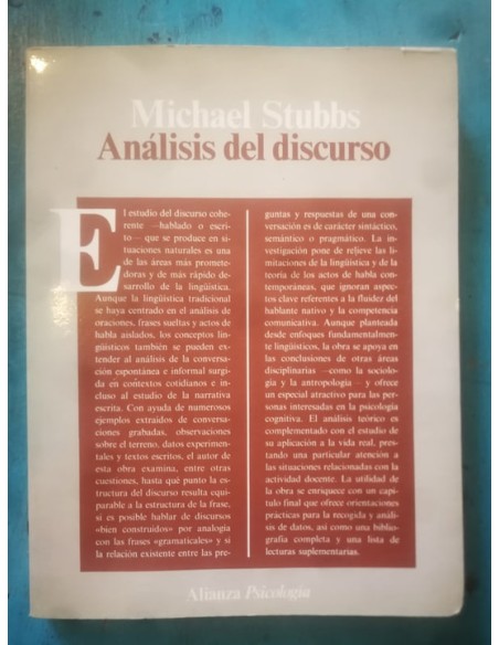 Análisis del discurso (Usado) Análisis del discurso (Usado)