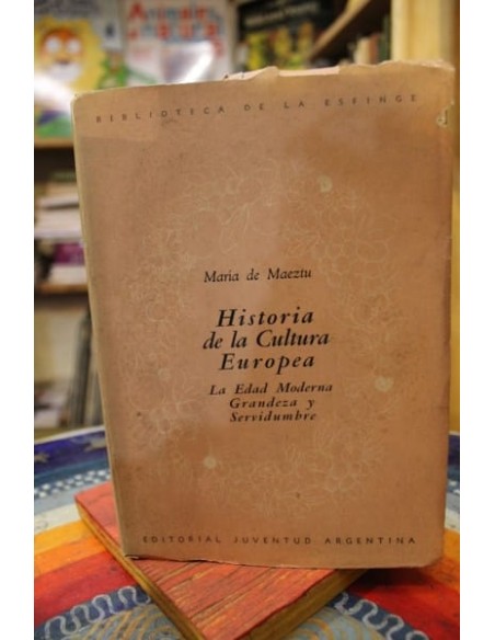 Historia de la cultura Europea. La edad moderna (Usado) Historia de la cultura Europea. La edad moderna (Usado)