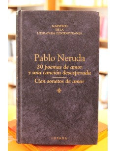 20 poemas de amor y una canción desesperada. Cien sonetos de amor (Usado)