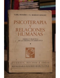 Psicoterapia y relaciones humanas (Usado)