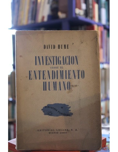 Investigación sobre el entendimiento humano (Usado)