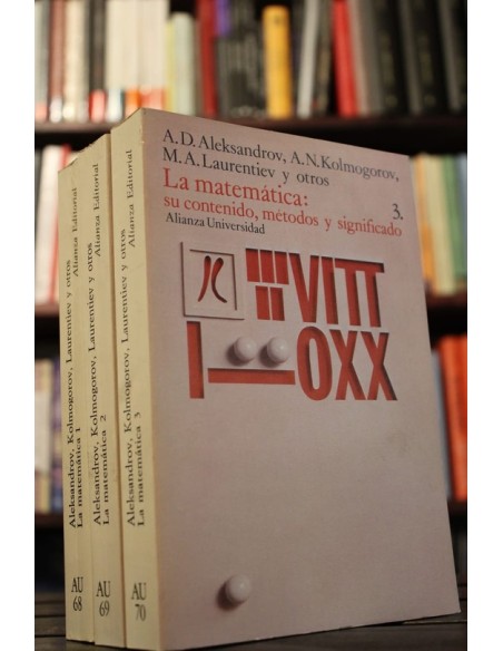 La matemática : su contenido, métodos y significado (Usado) La matemática : su contenido, métodos y significado (Usado)