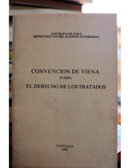 Convención de Viena sobre el derecho de los tratados (Usado)