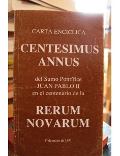 Carta Encíclica Centesimus Annus (Usado)