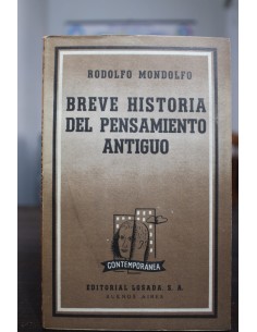 Breve historia del pensamiento antiguo (Usado)