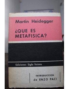 ¿Qué es metafísica? (Usado)