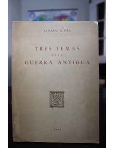 Tres temas de la guerra antigua (Usado)