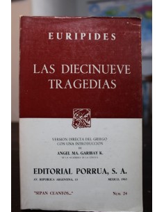 Las diecinueve tragedias (Usado)
