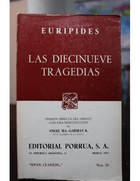 Las diecinueve tragedias (Usado) Las diecinueve tragedias (Usado)