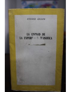 La unidad de la experiencia filosófica (Usado)