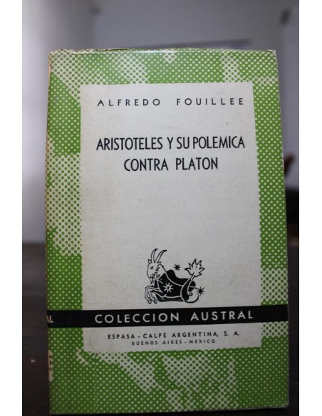 Aristóteles y su polémica contra Platón (Usado) Aristóteles y su polémica contra Platón (Usado)