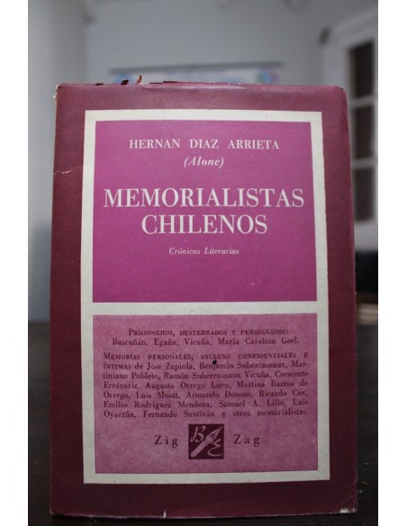 Memorialistas chilenos (Usado) Memorialistas chilenos (Usado)