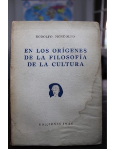 En los orígenes de la filosofía de la cultura (Usado)