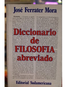 Diccionario de filosofía abreviado (Usado)