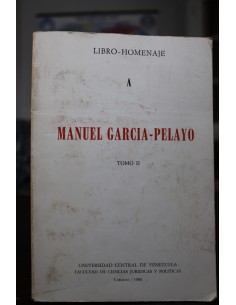 A Manuel Garcia-Pelayo Tomo II (Usado)