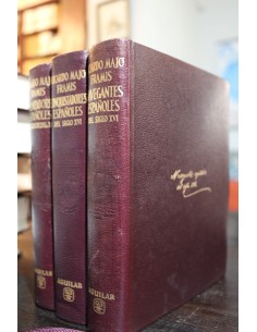 Colonizadores Españoles. De los siglos XV, XVII y XVIII (Tres Tomos) (Usado)