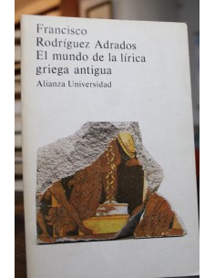 El mundo de la lírica griega (Usado)