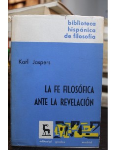 La fe filosófica ante la revelación (Usado)
