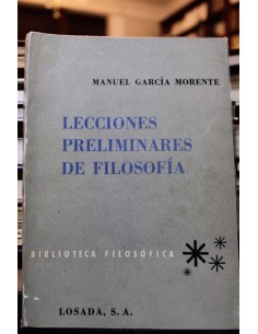 Lecciones preliminares de filosofía (Usado)