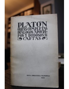 Diálogos apócrifos y dudosos. Cartas (Platón) (Usado)