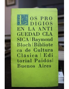 Los prodigios en la antigüedad clásica (Usado)