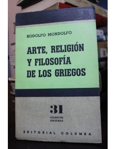 Arte, religión y filosofía de los griegos (Usado)