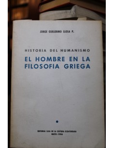 El hombre en la filosofía griega (Usado)