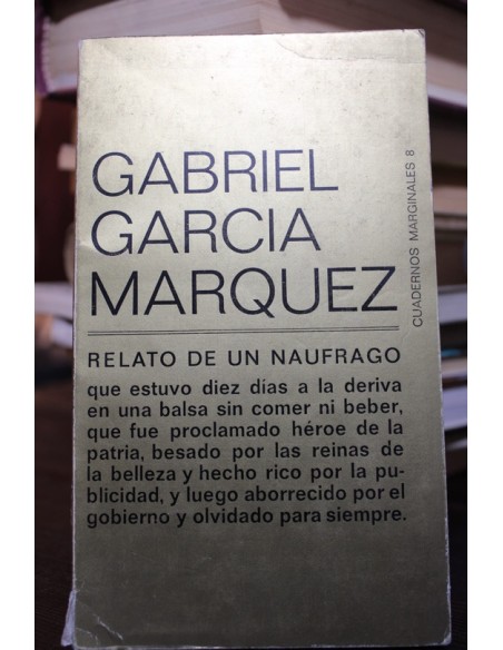 Relato de un náufrago (Usado) Relato de un náufrago (Usado)