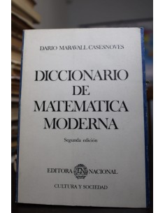 Diccionario de matemática moderna (Usado)
