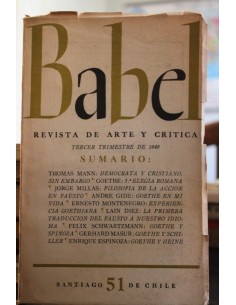 Babel. Revista de Arte y Crítica. Homenaje a Goethe 51 (Usado)