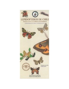 Lepidópteros de Chile guía desplegable (Nuevo)