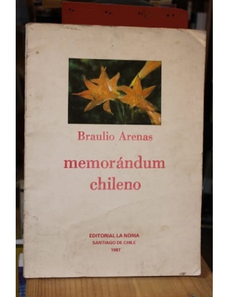 Memorándum chileno (Usado) Memorándum chileno (Usado)