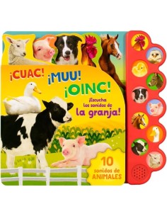 10 sonidos de la granja: ¡Cuac, muu, oinc! (Nuevo)